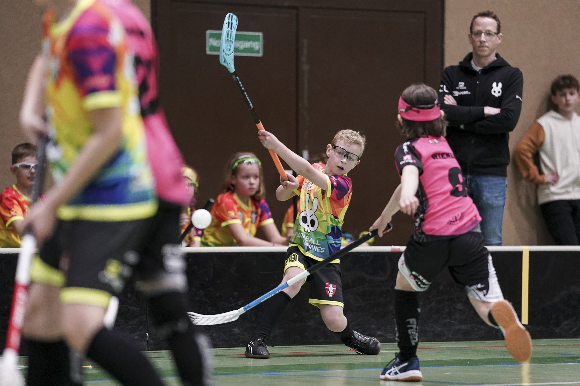 Floorball in Wien U8 Training