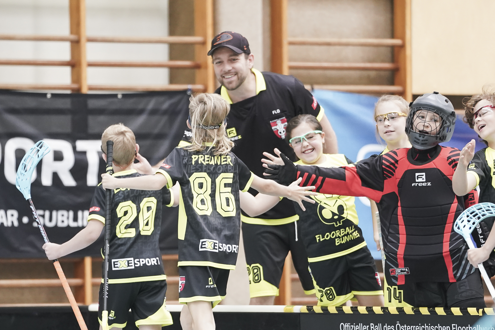 Floorball in Wien U12 Training